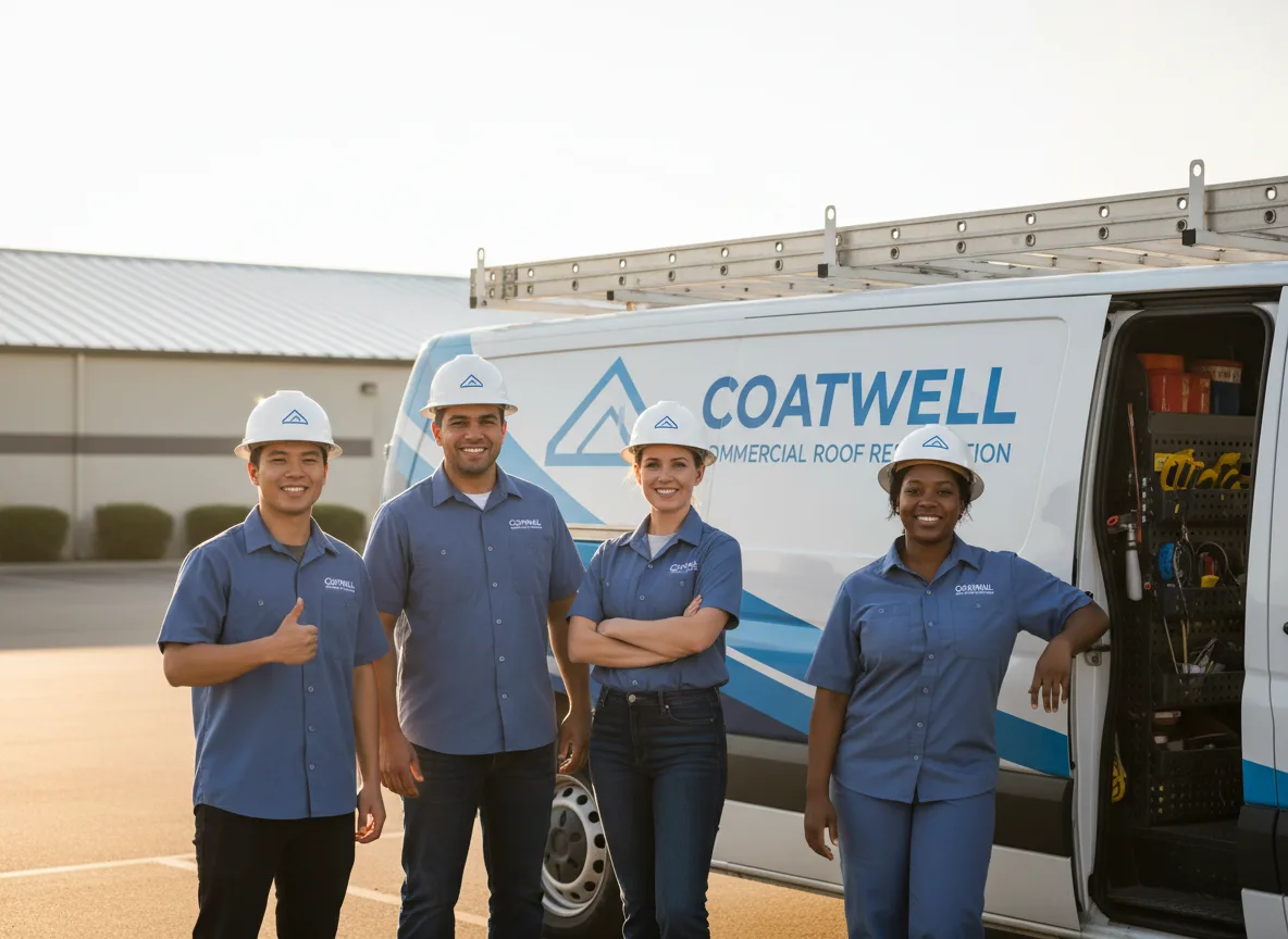Commercial roof coating company in Glenbeulah, WI